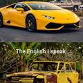 The English in my mind vs the English I speak