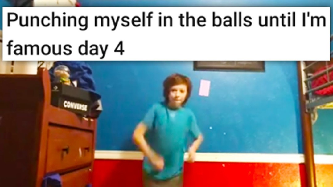 bro, that kid's balls aren't gonna be living any time soon - meme