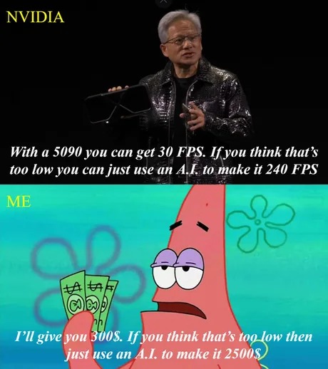 NVIDIA 5090 upgrades - meme
