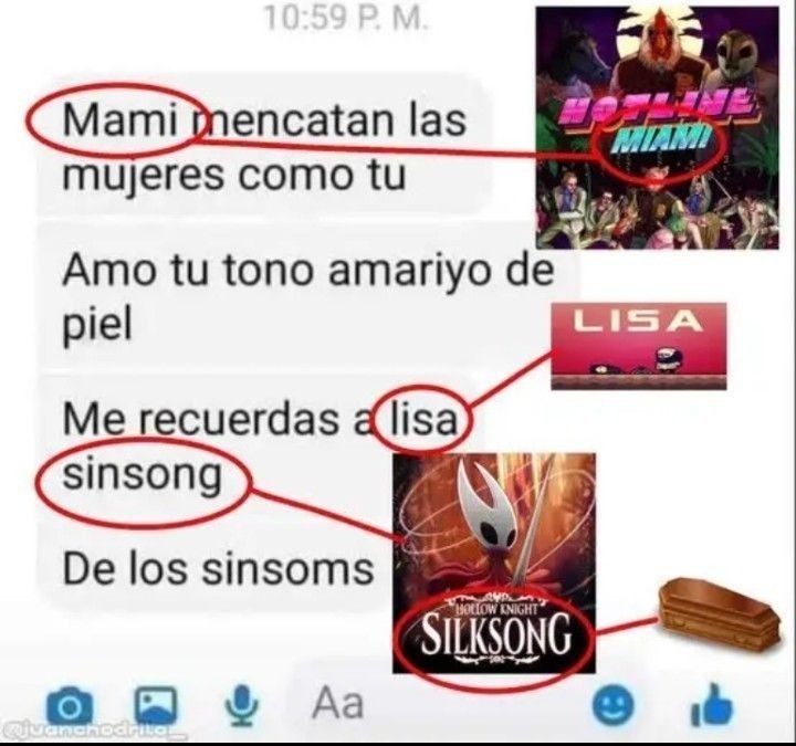 El autor de abajo en un chat: - meme