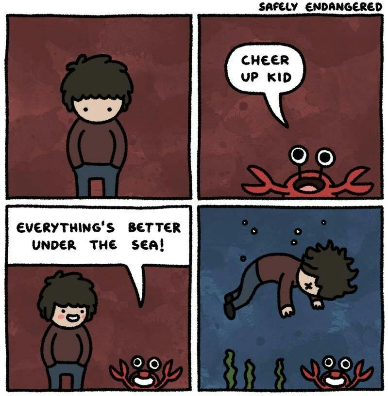 Under the sea - meme
