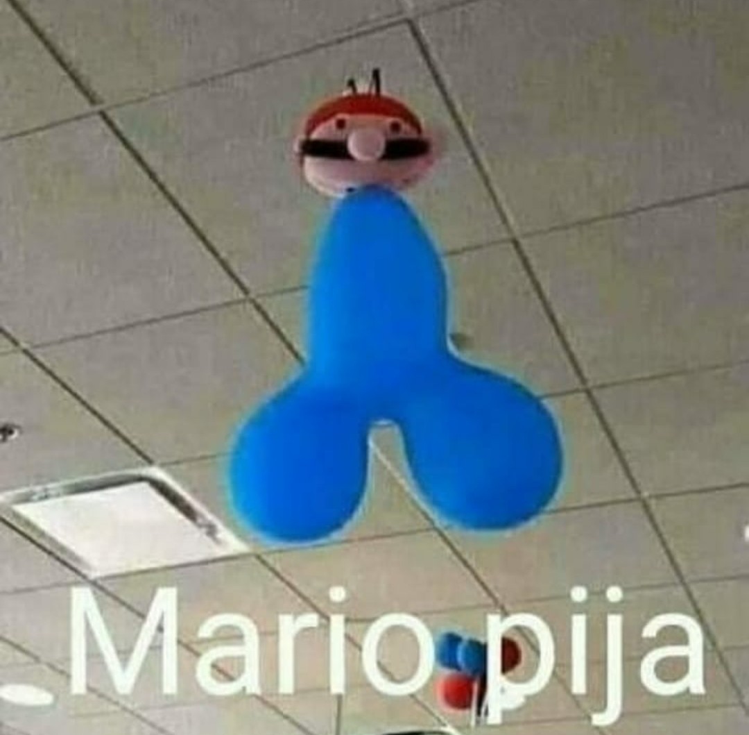 Mario pija - meme