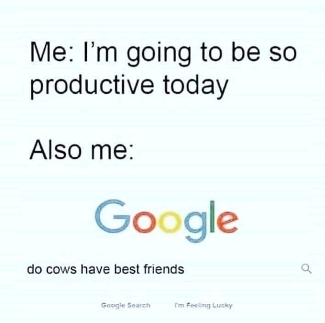 Not so productive - meme