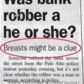 When is a breast a clue or not?