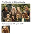 Dwarves are natural sprinters