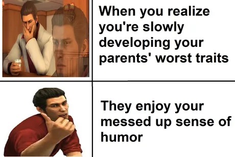 parents worst traits - meme