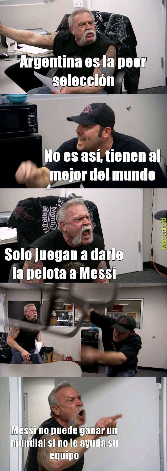 Messi es un dios ,pero no puede con todo - meme