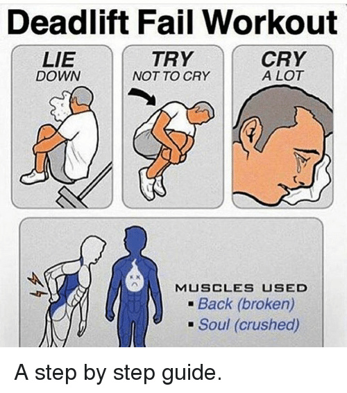 How to become deadlift - meme