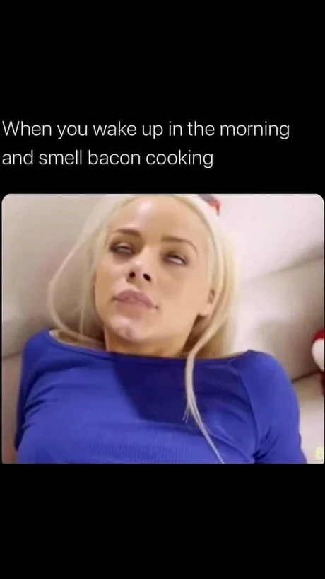 Bacon smell - meme