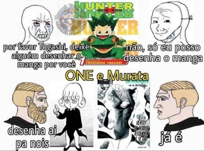 A teimosia de Togashi - meme