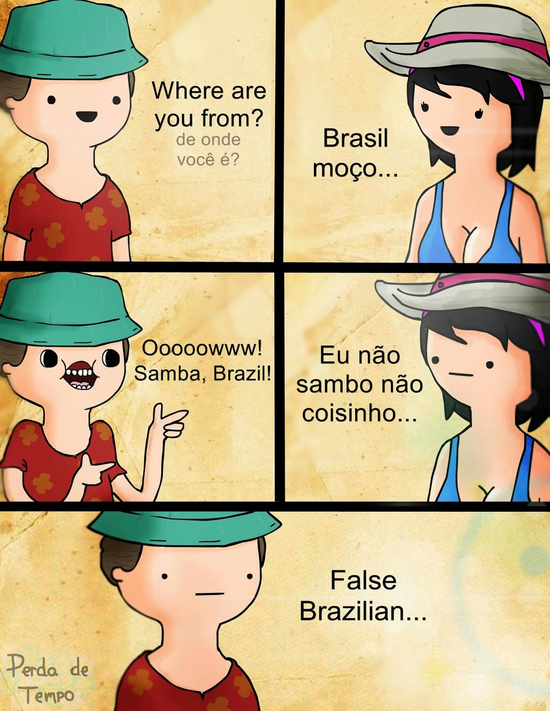 Gringo chola mais - meme