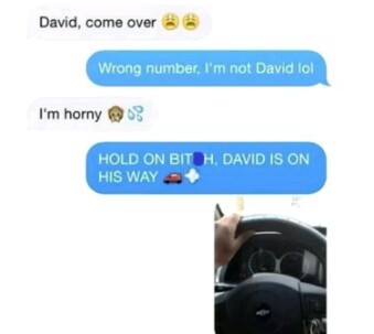 I'm guessing his new name is David - meme