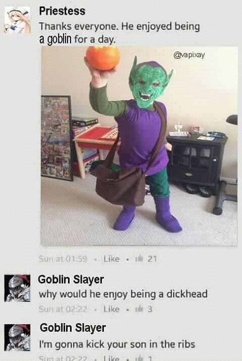 To heck goblins - meme