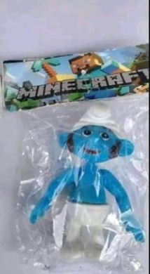 The Smurfs x Minecraft - meme