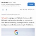Google's Gemini headaches spur $90 billion selloff