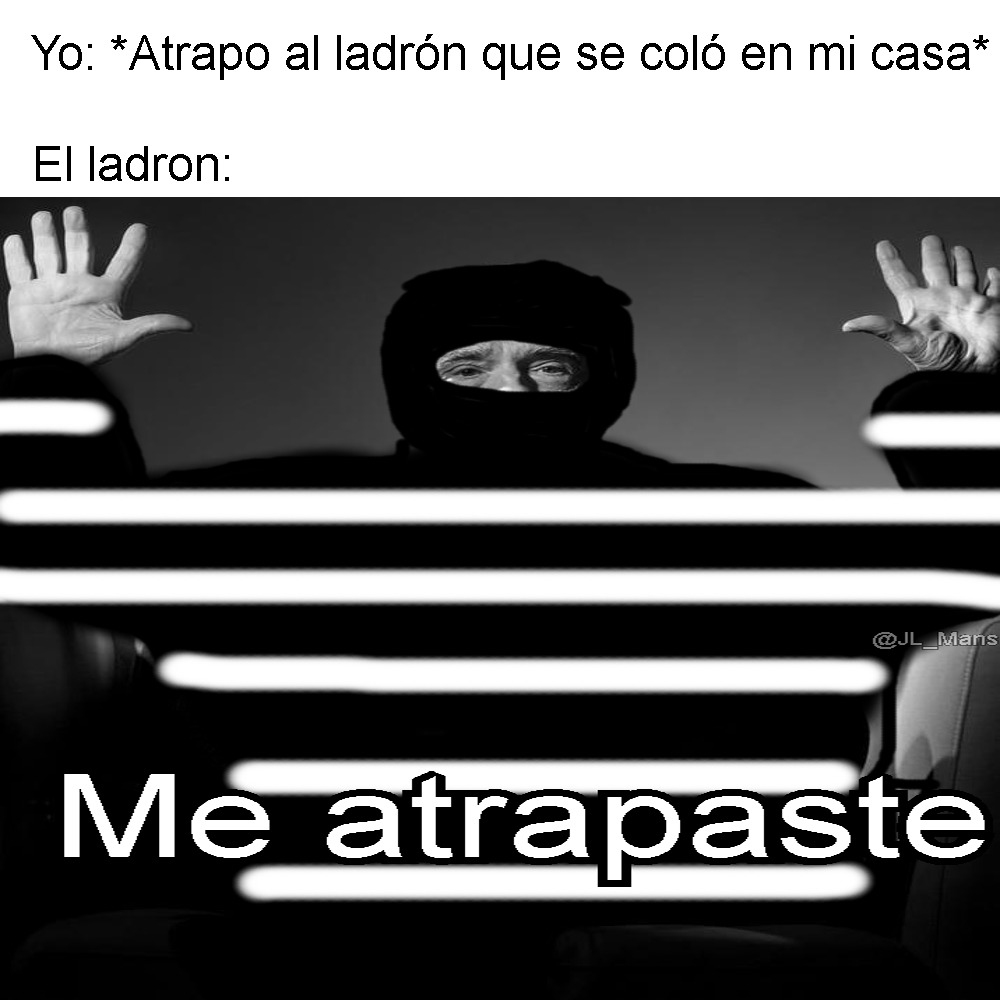 El ladron - meme