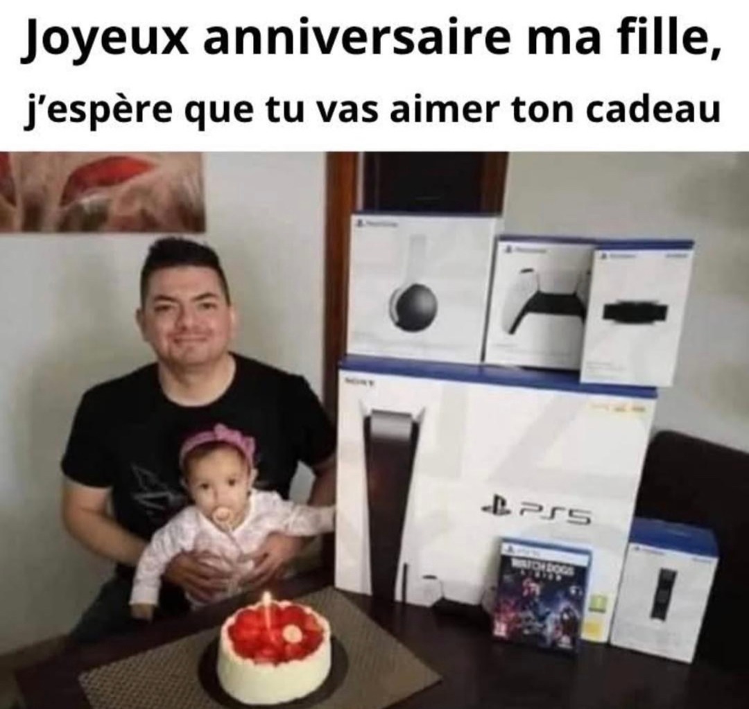 Mon cadeau d'anniversaire préféré - meme