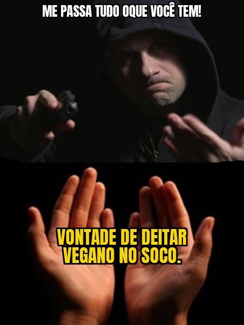 F*ck vegan. - meme