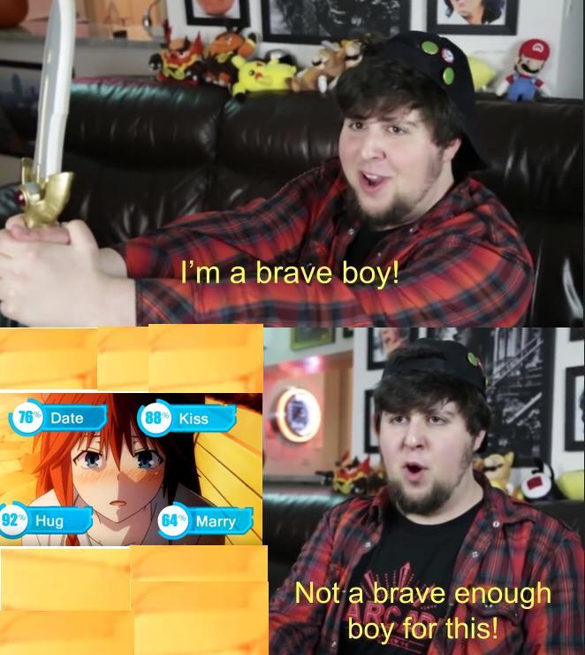 not brave enough - meme