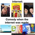 Comedy when the internet was made