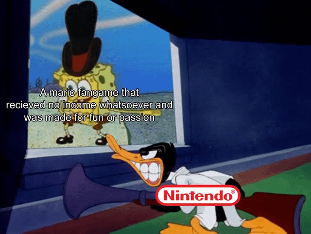 Mario fangame - meme