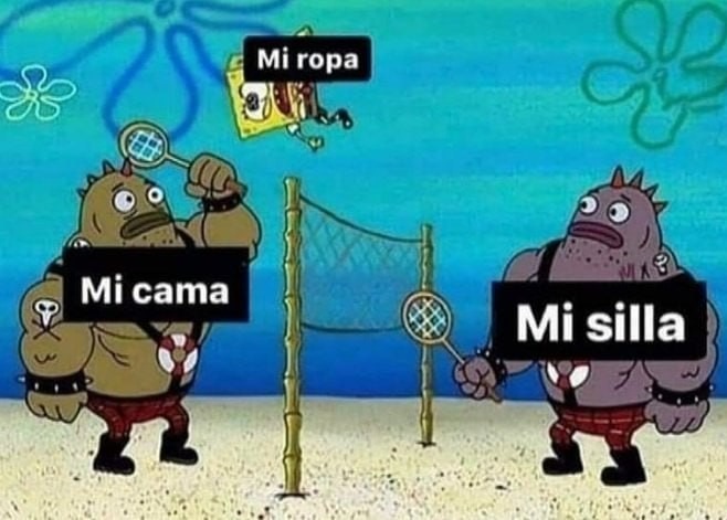 Un clásico de toda habitación - meme