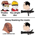 medic and heavy the best war partners