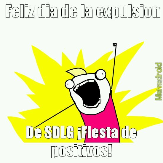 Fiesta de positivos - meme