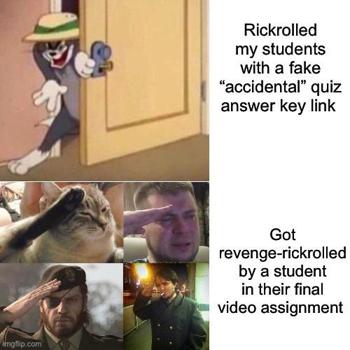 Troll student - meme