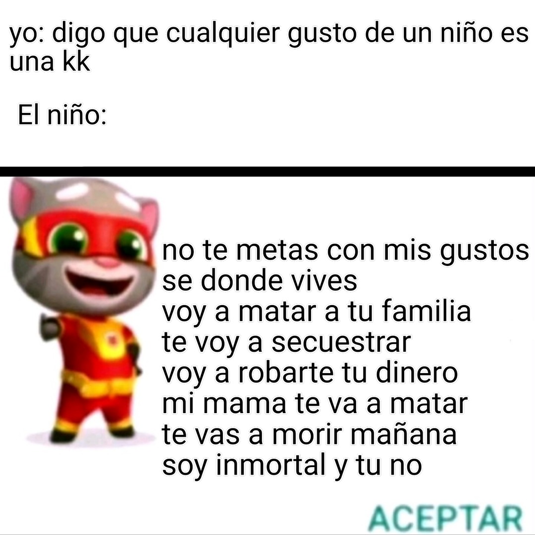 Los niños son muy irritables para que no se te olvide - meme