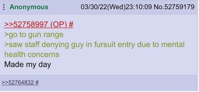 Furries to be shot on site - meme