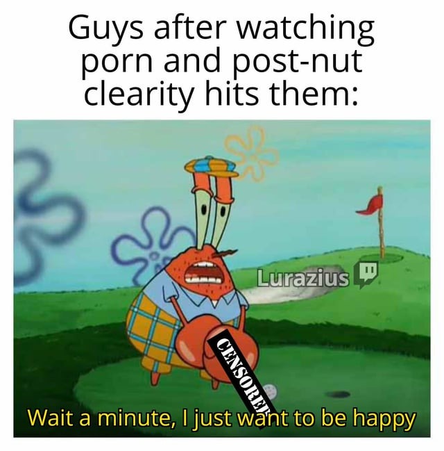 Post nut clarity - meme
