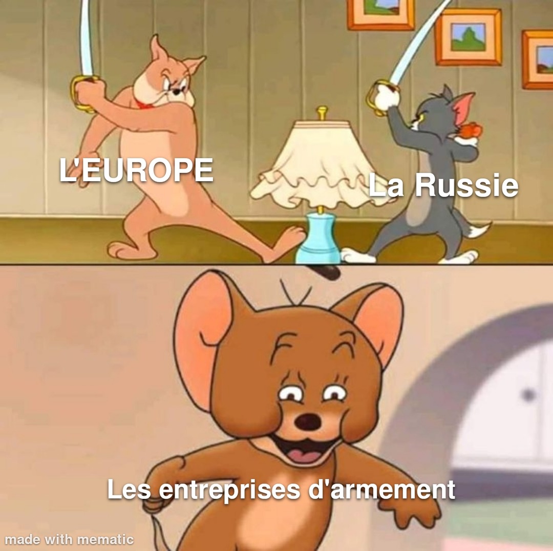 Vous dites qu'on a des problèmes...Allez une bonne guerre et tout rentrera dans l'ordre!! - meme