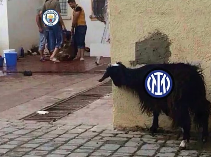 La que se le viene al Inter en la final de la Champions - meme