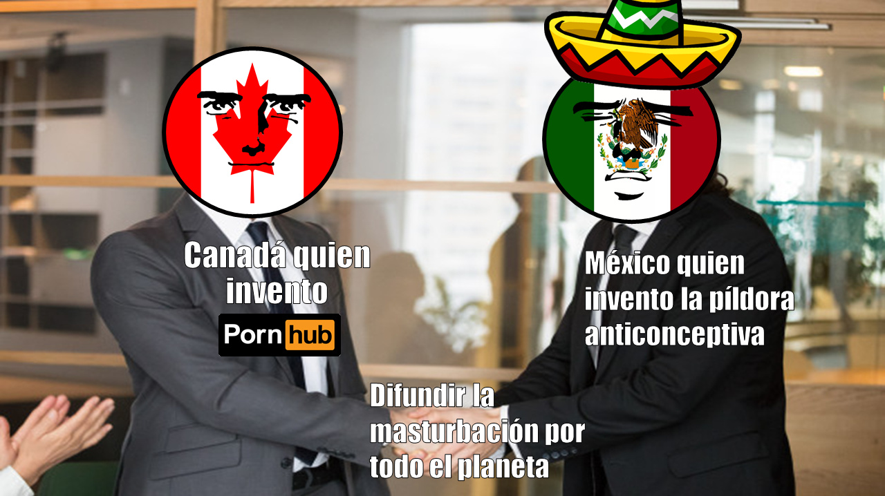 Mexicanos y canadienses siendo degenerados por naturaleza desde 1930 - meme