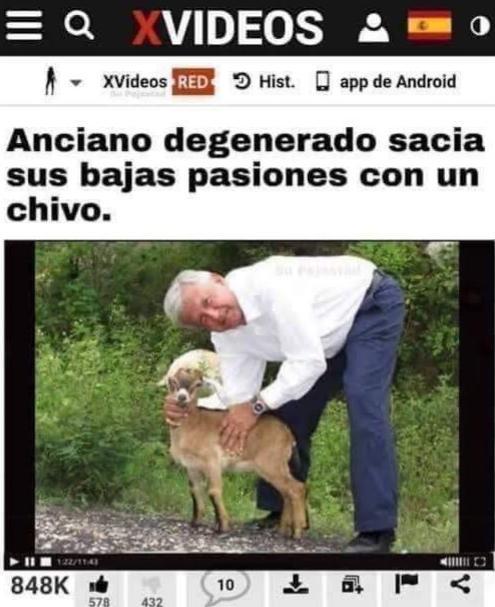 Pobre chivo D: - meme