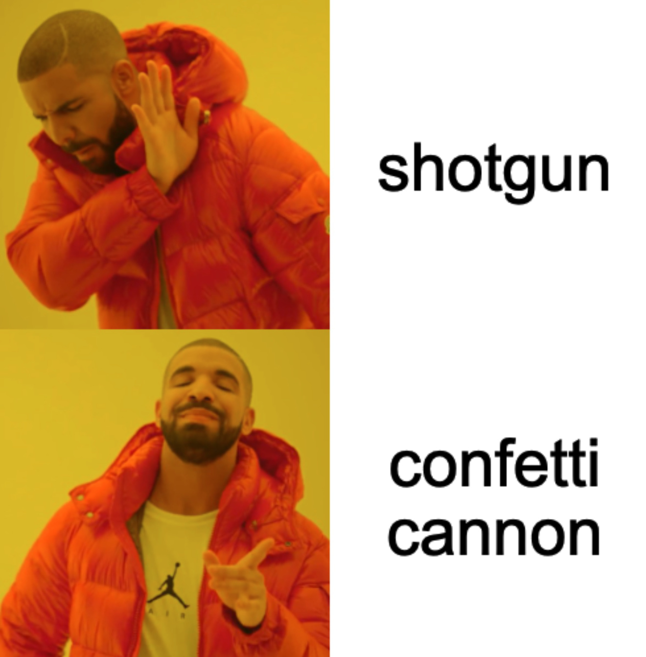 shotguns in fps games be like - meme