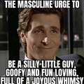 Very masculine indeed