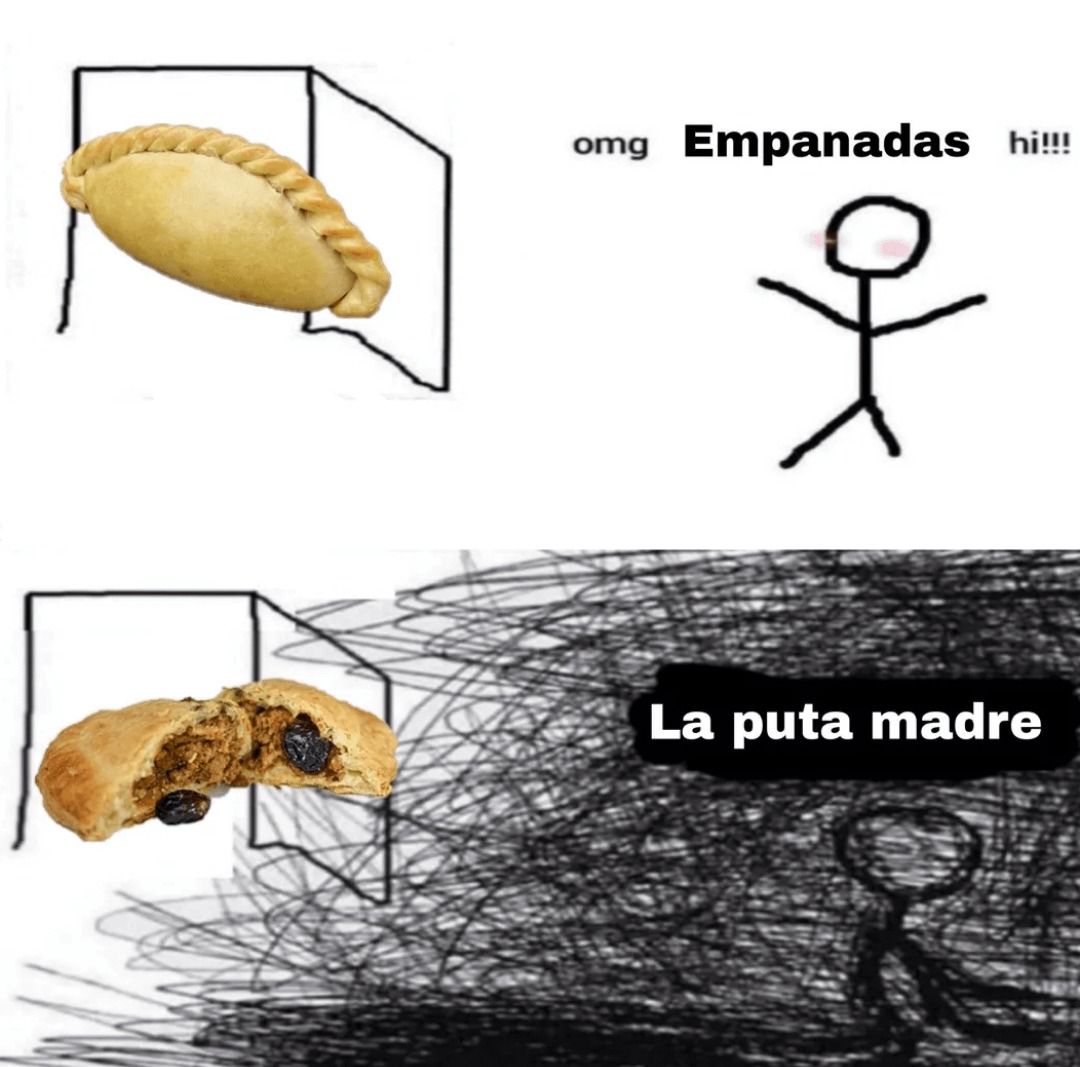 El título es una empanada - meme