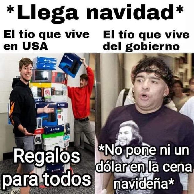 meme de la cena de navidad