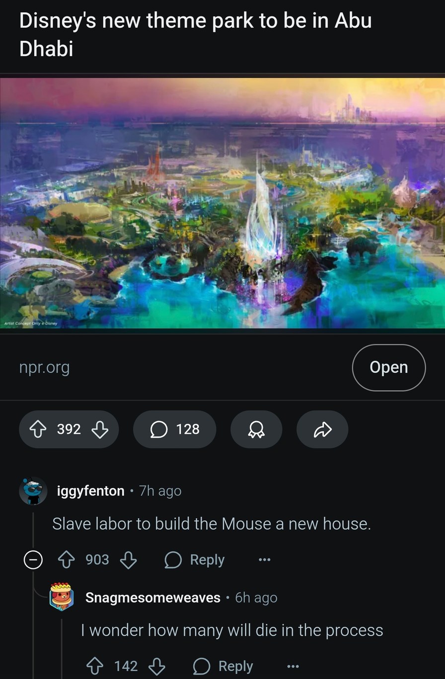 Disney’s next theme park heads to Abu Dhabi, chaos incoming - meme