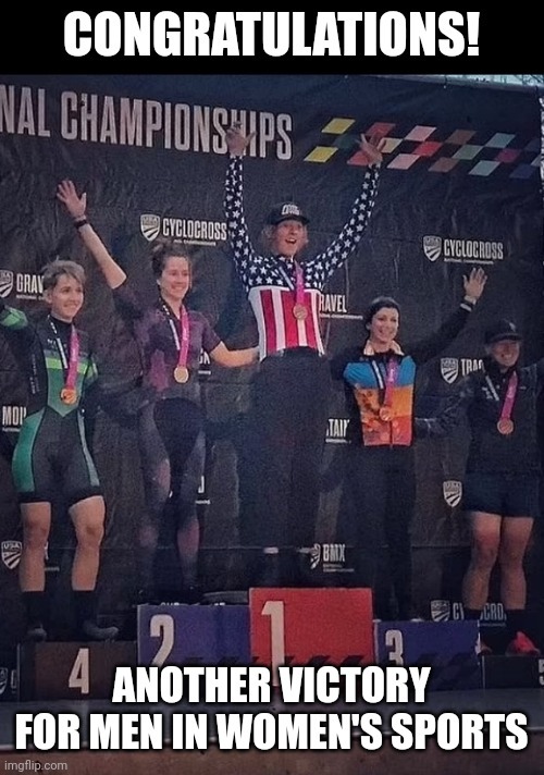 Kyle(ie) Small wins US women's cross country cycling National Championship - meme