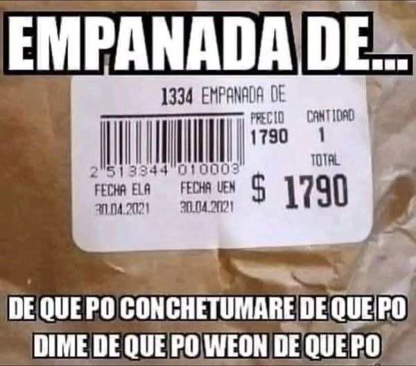 Empanada de - meme