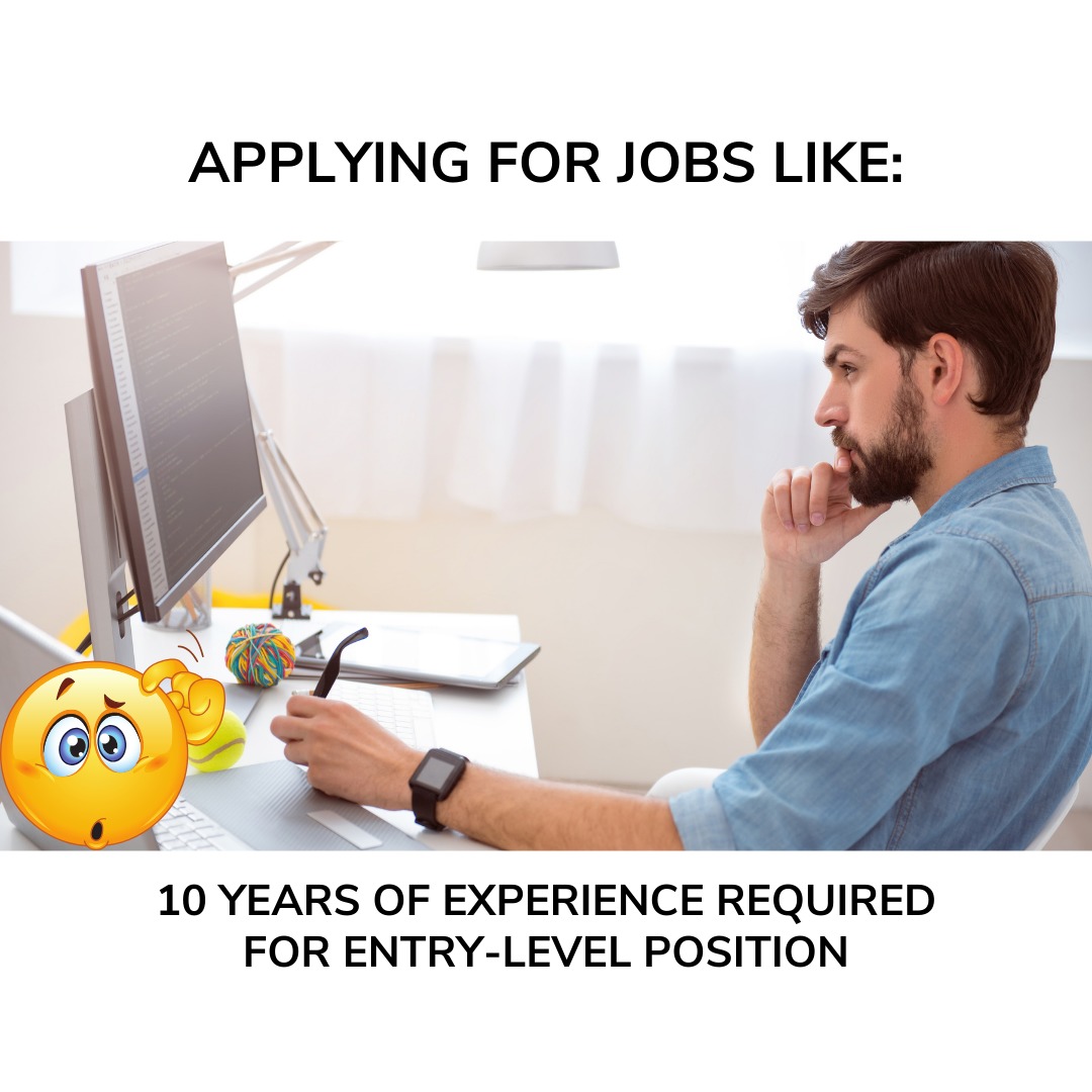 Applying for jobs - meme