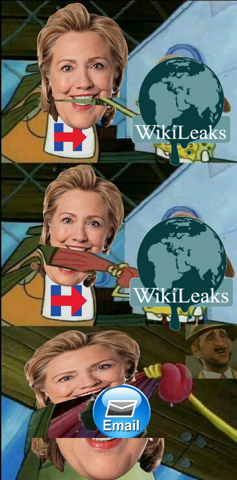 Hilary "private emails" Clinton - meme