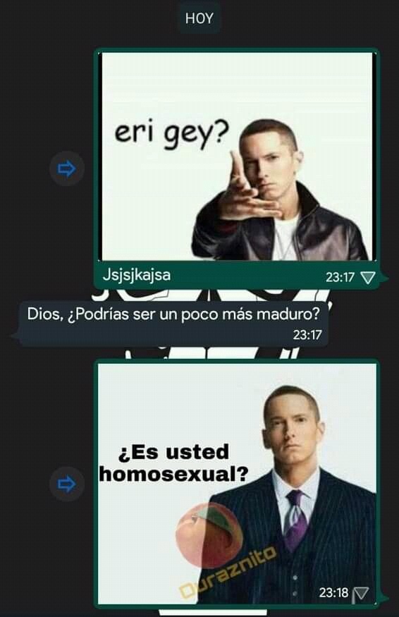 ¿Es usted homosexual? - meme