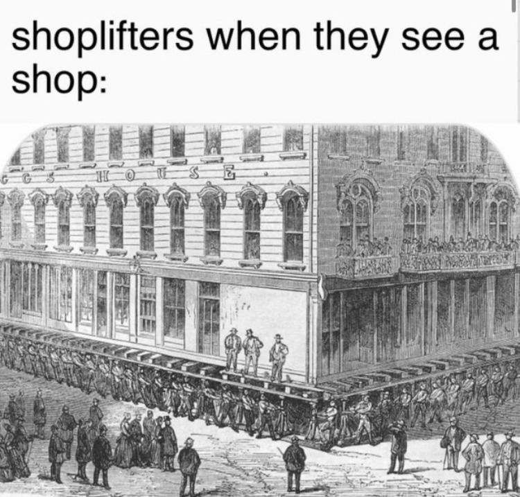 Shoplifting - meme