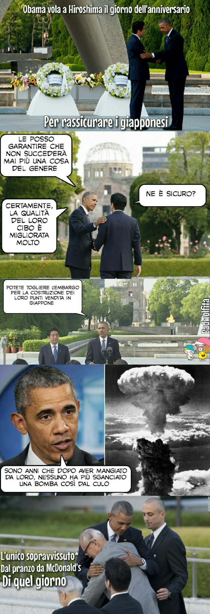 Il vero motivo per cui obama è andato a Hiroshima - meme