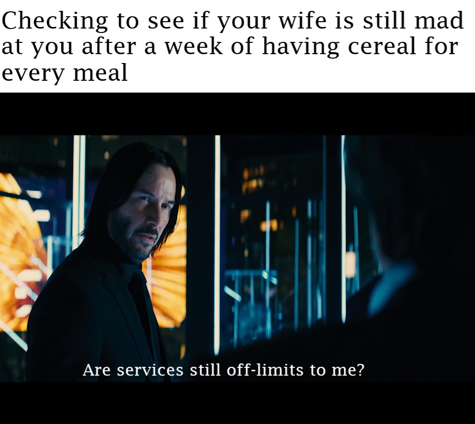 john wick 3 is going to be - meme