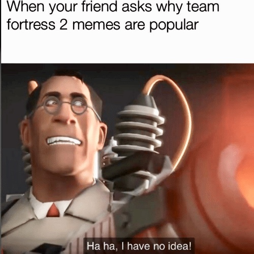 TF2 is better than fortnite - meme